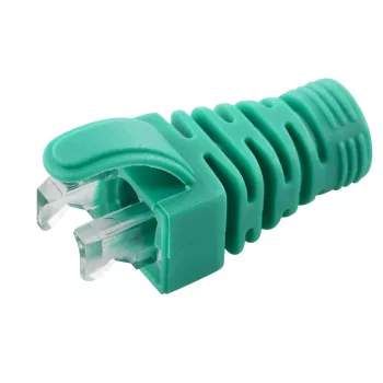 MicroConnect CONB65G įtempimo mažinimo gaubtelis Cat5e/Cat6/Cat6A kabeliams iki 6,5 mm, žalias