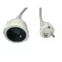 Maitinimo ilgintuvo laidas „MicroConnect MC-PE0200FRW“ 2 m 16 A, su įžeminimu, IEC jungtis