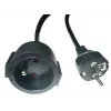 Maitinimo ilgintuvas MicroConnect MC-PE0500FRB 500 cm su EU kištuku, juodas
