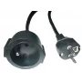 Maitinimo ilgintuvas MicroConnect MC-PE0500FRB 500 cm su EU kištuku, juodas