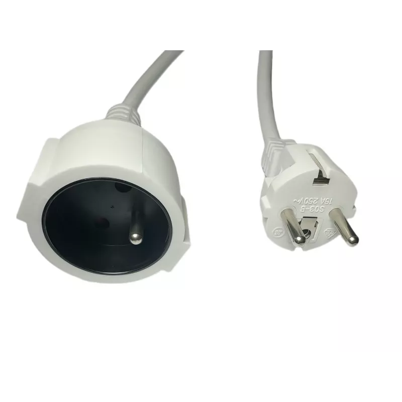 Maitinimo ilginimo laidas MicroConnect MC-PE0500FRW — 5,0 m, ES kištukas, IEC lizdas (moteriškas)