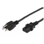 Microconnect PE110401 maitinimo laidas juodas 1 m C13 jungtis maitinimo kištukas B tipas