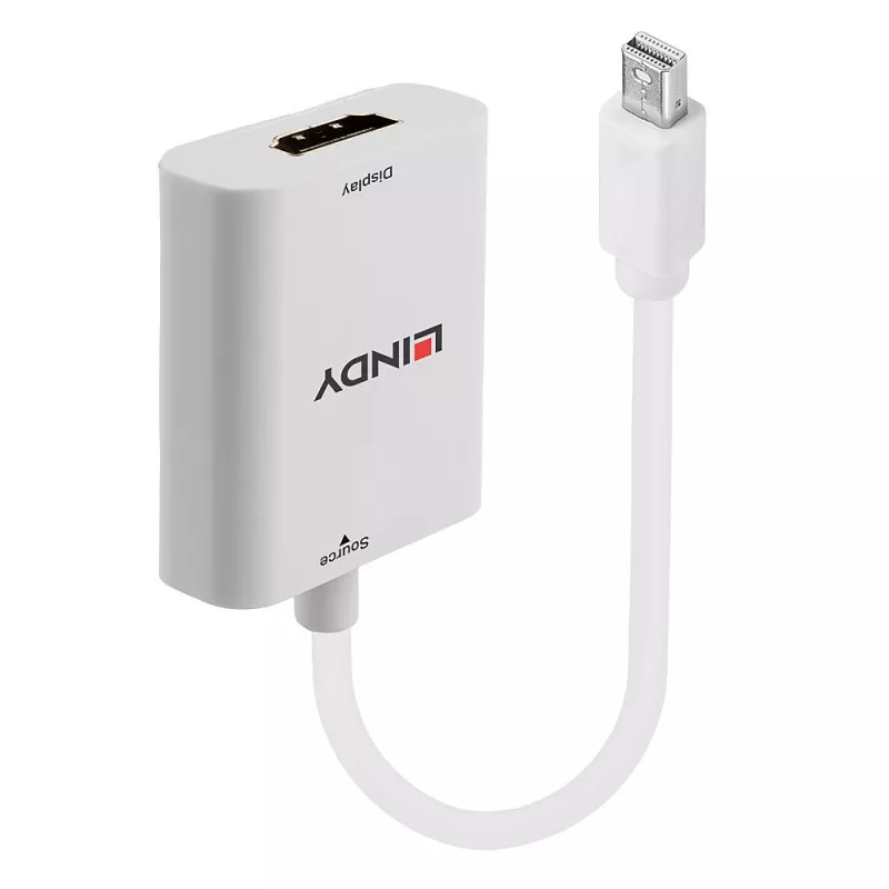Lindy Mini DisplayPort 1.2 į HDMI 2.0 18G aktyvus keitiklis