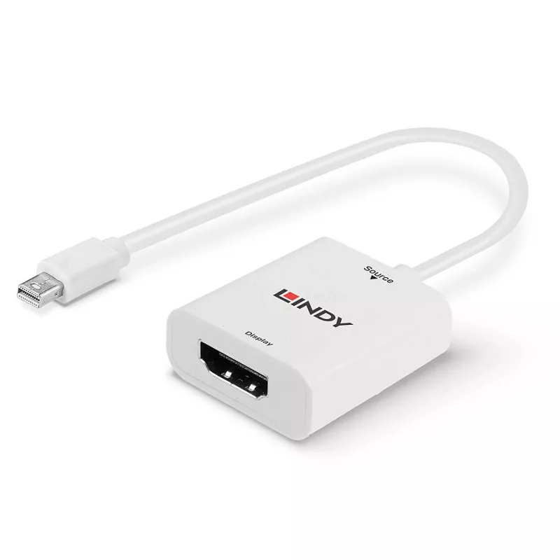 Lindy Mini DisplayPort 1.2 į HDMI 2.0 18G aktyvus keitiklis