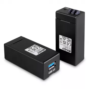 AV siųstuvas ir imtuvas Lindy 200m šviesolaidinis USB 3.0 plėtiklis