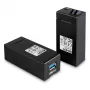 AV siųstuvas ir imtuvas Lindy 200m šviesolaidinis USB 3.0 plėtiklis