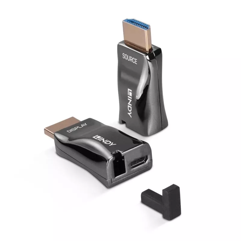 AV siųstuvas ir imtuvas Lindy 300m Fiber Optic HDMI 4K60