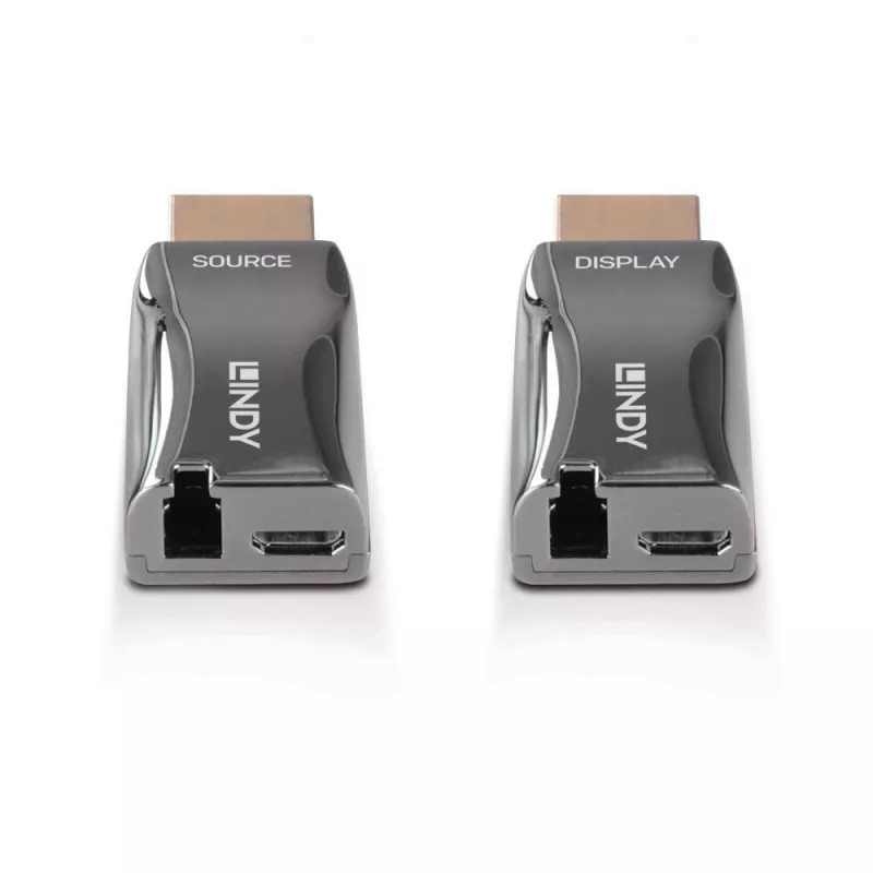 AV siųstuvas ir imtuvas Lindy 300m Fiber Optic HDMI 4K60