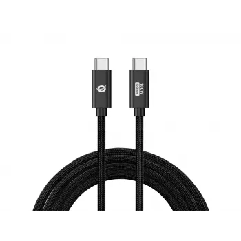 Conceptronic ETTA02B12 USB 3.2 Gen 2 C-C PD 3.0 100W laidas 1,2 m, 20V 5A, 10Gbps, E-Mark