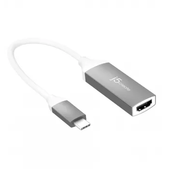 JCA153G-N USB-C® į 4K HDMI™ adapteris, 2.0/3.2 Gen 1 (3.1 Gen 1), USB-C, HDMI išvestis, 3840 x 2160 pikseliai