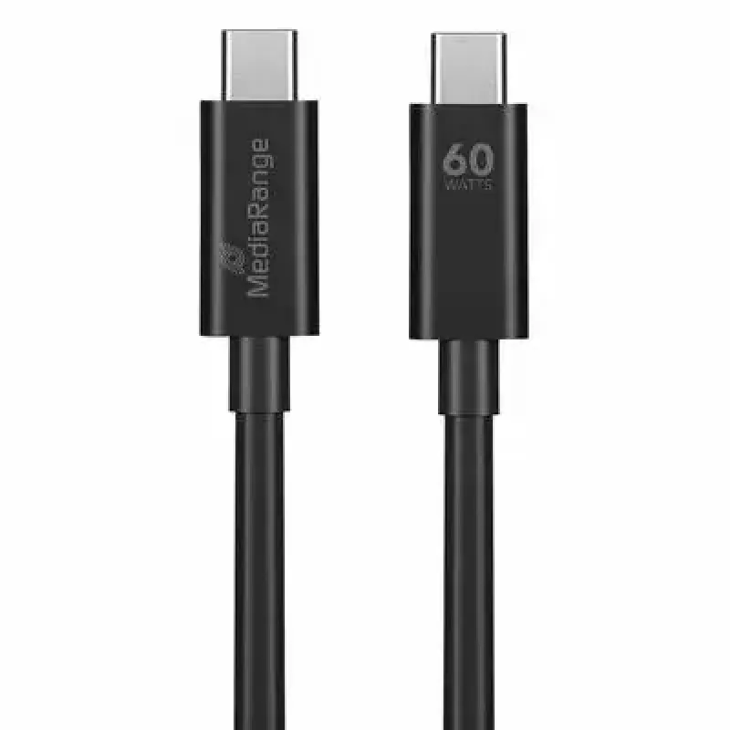 USB laidas MediaRange MRCS213 1,2 m USB 3.2 Gen 1 USB C juodas
