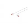 Tinklo kabelis Lanview LV-6AFTP-FLEX-ANG-0025W RJ45 Cat6a 25m Baltas