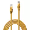“Lindy 0,5 m CAT6 U/UTP tinklo kabelis, geltonas”