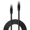 Tinklo kabelis Lindy Rj45/Rj45 CAT6 2m RJ-45 U/UTP juodas