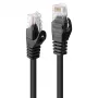 Tinklo kabelis Lindy Rj45/Rj45 CAT6 3m RJ-45 U/UTP juodas