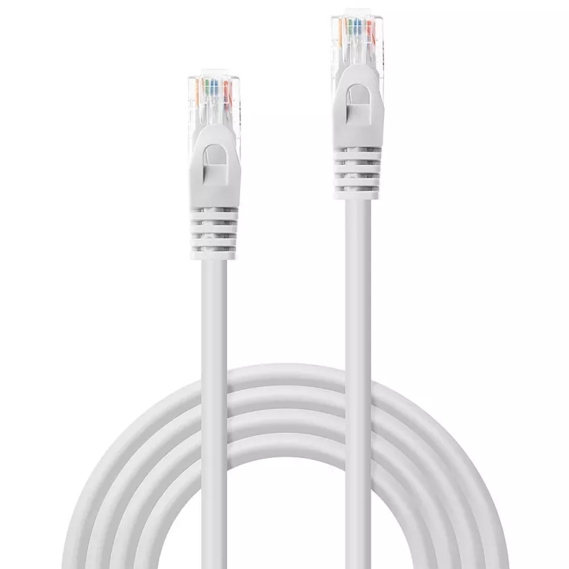 Lindy 48206 tinklo kabelis baltas 7,5 m Cat6 U/UTP (UTP)