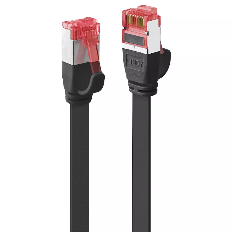 Lindy 47575 tinklo kabelis juodas 10 m Cat6 U/FTP (STP)
