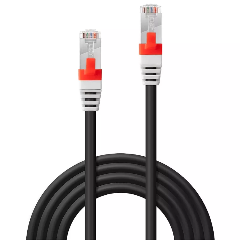 Tinklo kabelis Lindy Cat.6 (A) SSTP / S/FTP PIMF Premium RJ-45 2 m juodas