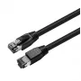Microconnect MC-SFTP8010S tinklo kabelis Juodas 10 m Cat8.1 S/FTP (S-STP)