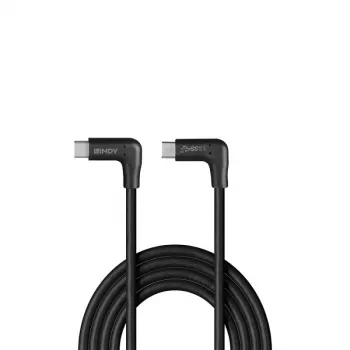 Lindy 1 m USB 3.2 stačiakampis USB-C į stačiakampį USB-C kabelis, 10 Gbps