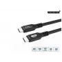 Microconnect MC-USBCC8 USB laidas USB 3.2 Gen 2x2 8 m USB C Juoda