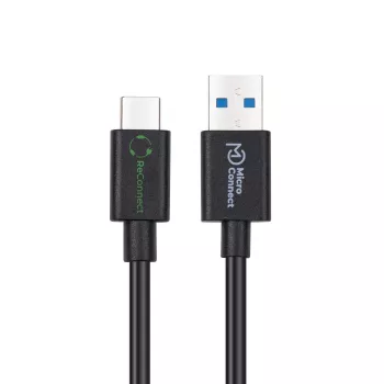 Microconnect ECO-USB3.2CA05 USB kabelis USB 3.2 Gen 2 (3.1 Gen 2) 0,5 m USB A USB C Juoda