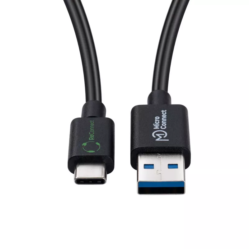 Microconnect ECO-USB3.2CA05 USB kabelis USB 3.2 Gen 2 (3.1 Gen 2) 0,5 m USB A USB C Juoda