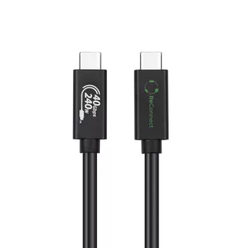 USB4 kabelis MicroConnect ReConnect ECO-USB4CC1 — USB4 duomenų/įkrovimo kabelis (modelis ECO-USB4CC1)