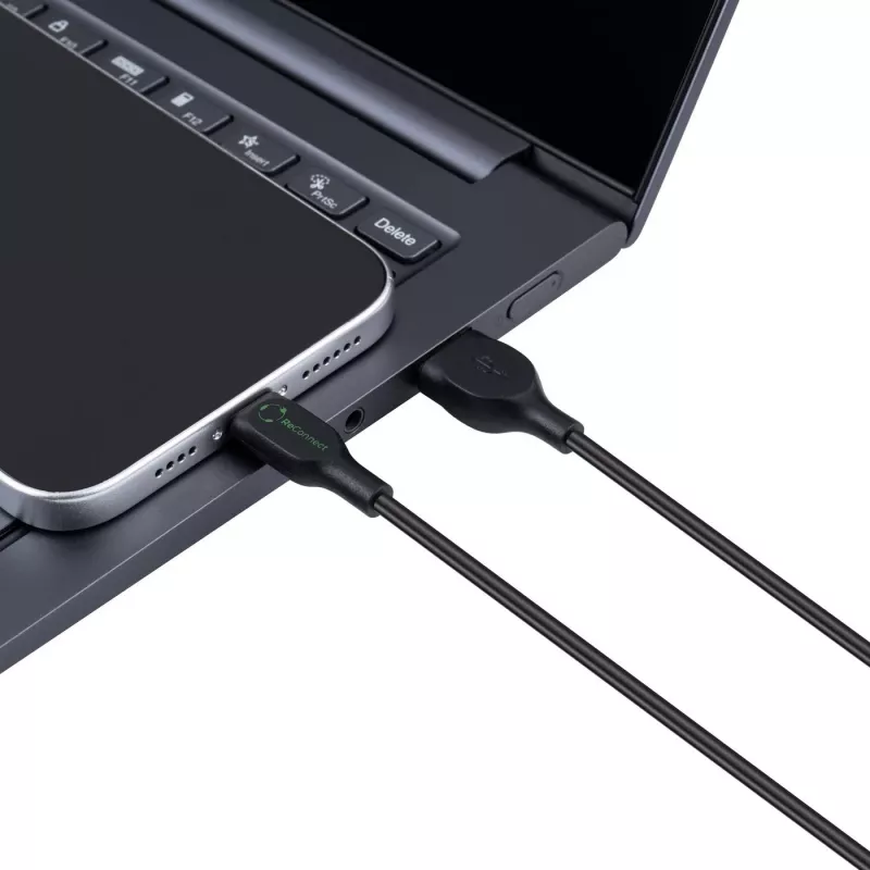 Microconnect ECO-USB3.1CCHAR05B USB laidas USB 2.0 0,5 m USB A USB C juodas
