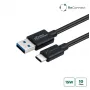 Microconnect ECO-USB3.1CA2 USB kabelis USB 3.2 Gen 1 (3.1 Gen 1) 2 m USB C juodas