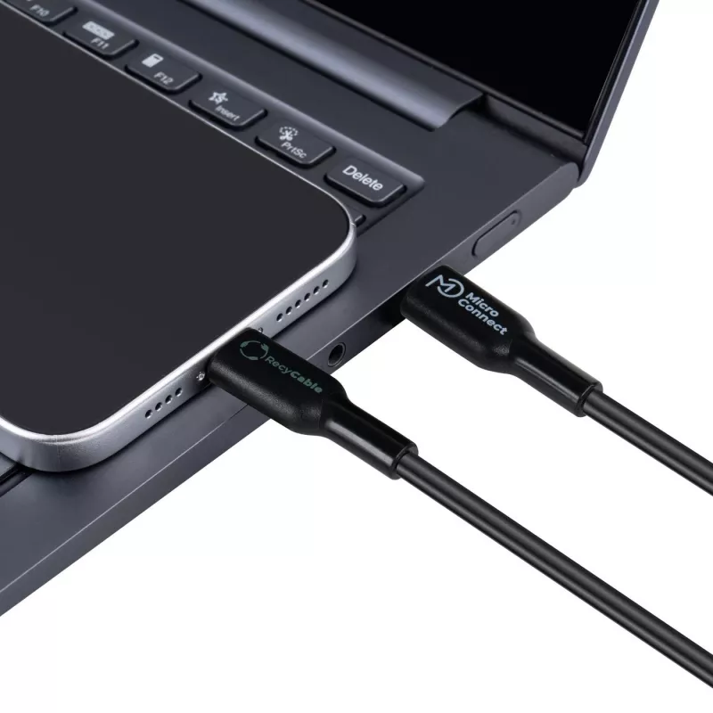 Microconnect ECO-USB3.1CL2 Lightning laidas 2 m juodas USB C