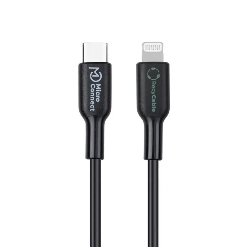 Microconnect ECO-USB3.1CL1 Lightning laidas 1m juodas USB C jungtis