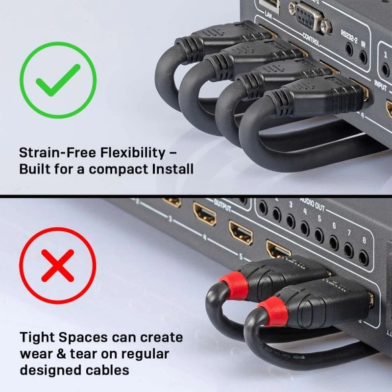 HDMI kabelis Lindy 2 m 4K@60Hz, HDMI A tipo kištukas–kištukas, HDMI 2.1, 18 Gbit/s, paauksuoti kontaktai, juodas