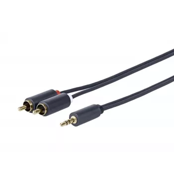 Vivolink PROMJRCA7 garso kabelis 7 m 3,5 mm 2 x RCA juodas