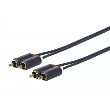 Vivolink PRORCARCA1.5 garso kabelis 1,5 m 2 x RCA juodos spalvos