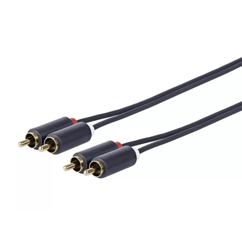 Vivolink PRORCARCA12 garso kabelis 12 m 2 x RCA juodas