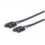 Vivolink PRORCARCA3 garso kabelis 3 m 2 x RCA juodas