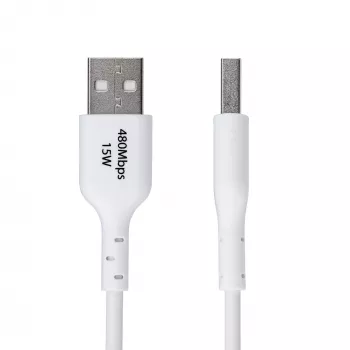 StarTech.com 3 pėdų (1 m) USB-A į USB-C įkrovimo laidas, įkrovimas ir sinchronizavimas, 3 A, USB 2.0, TPE apvalkalas – baltas USB įkrovimo laidas