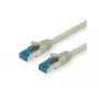 Tinklo kabelis VALUE 21.99.0859 RJ-45 Cat6a 0,15 m Pilka