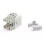 Equip Cat.6 Neekranuotas Keystone Lizdas LSA, Plonas Tipas, Baltas