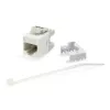 Equip Cat.6 Neekranuotas Keystone Lizdas LSA, Plonas Tipas, Baltas
