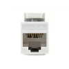 Equip Cat.6 Neekranuotas Keystone Lizdas LSA, Plonas Tipas, Baltas