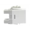Equip Cat.6 Neekranuotas Keystone Lizdas LSA, Plonas Tipas, Baltas