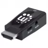 Manhattan HDMI į VGA (su garsu) keitiklis, 1080p, kištukas į lizdą, „Micro-USB“ maitinimo įvestis papildomam maitinimui, jei reikia, juodas, trejų metų garantija