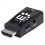 Manhattan HDMI į VGA (su garsu) keitiklis, 1080p, kištukas į lizdą, „Micro-USB“ maitinimo įvestis papildomam maitinimui, jei reikia, juodas, trejų metų garantija