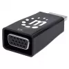 Manhattan HDMI į VGA (su garsu) keitiklis, 1080p, kištukas į lizdą, „Micro-USB“ maitinimo įvestis papildomam maitinimui, jei reikia, juodas, trejų metų garantija