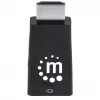 Manhattan HDMI į VGA (su garsu) keitiklis, 1080p, kištukas į lizdą, „Micro-USB“ maitinimo įvestis papildomam maitinimui, jei reikia, juodas, trejų metų garantija