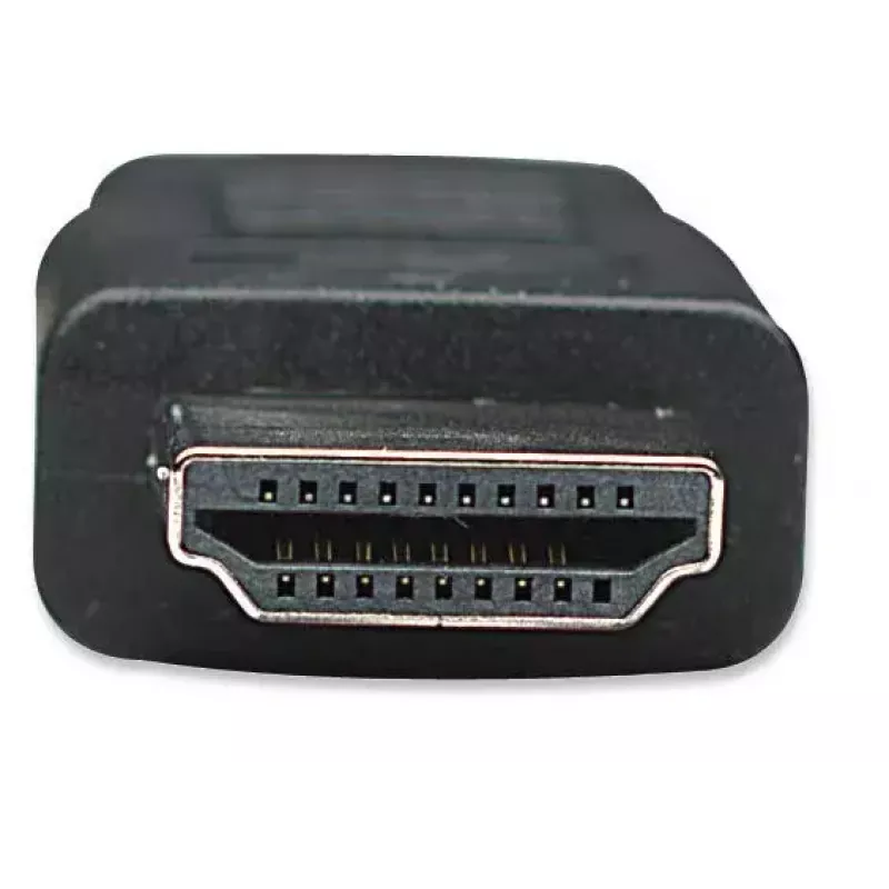 Manhattan HDMI į DVI-D 24+1 laidas, 1m, kištukas-kištukas, juodas, dviejų kanalų, suderinamas su DVD-D, garantija visam gyvenimui, atitinka HDDVIMM1M