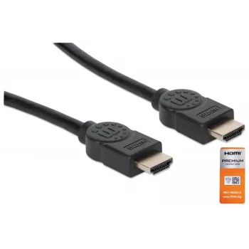 HDMI kabelis, tėvas-tėvas, Manhattan HDMM2MP, 1,8 m, juodas
