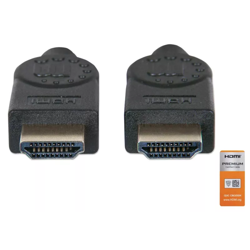 HDMI kabelis, tėvas-tėvas, Manhattan HDMM2MP, 1,8 m, juodas